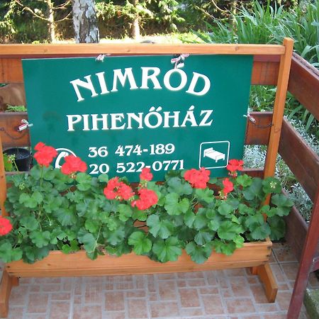 Nimrod Pihenohaz Hotel Egerszalok Exterior photo