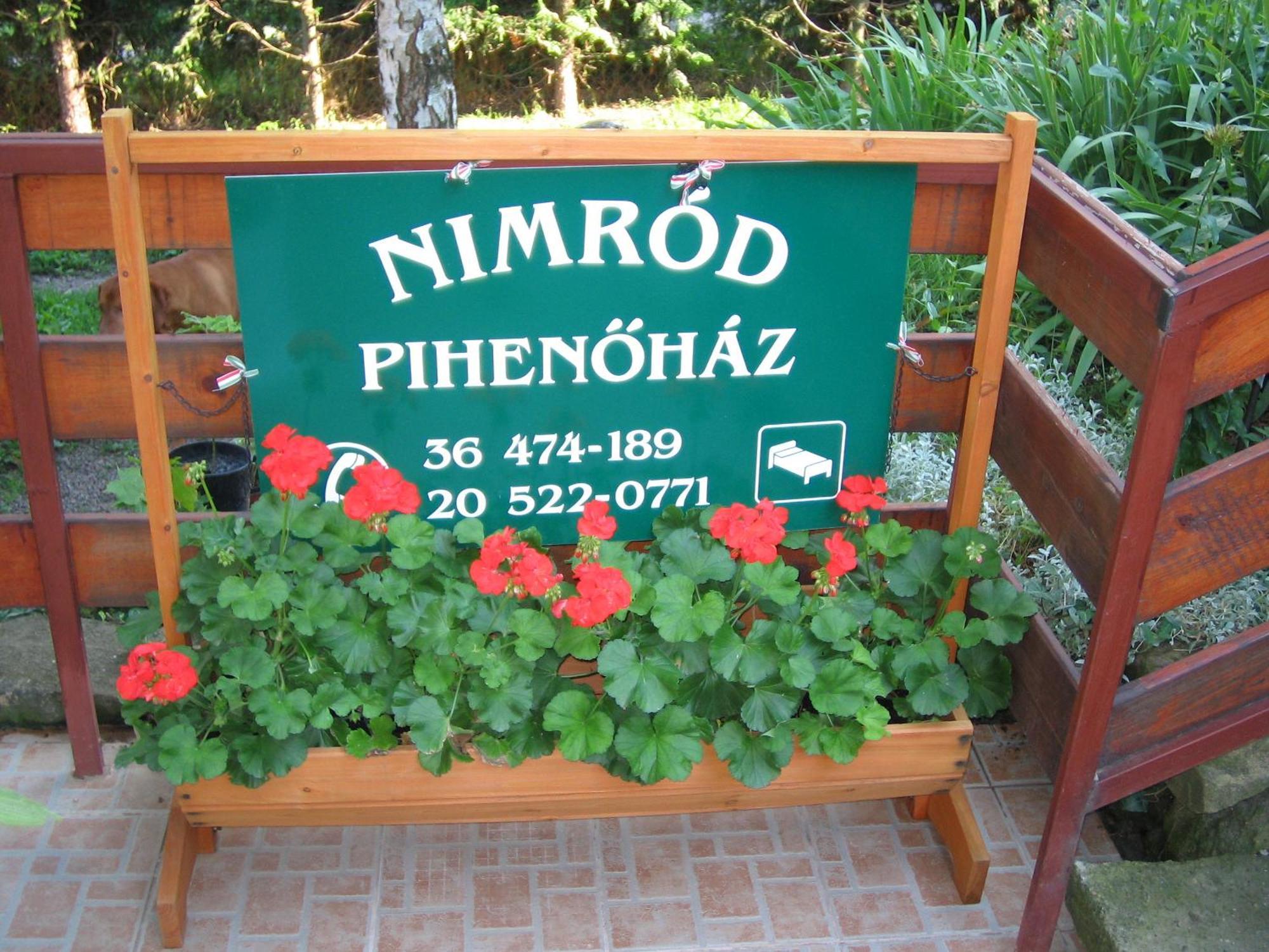 Nimrod Pihenohaz Hotel Egerszalok Exterior photo